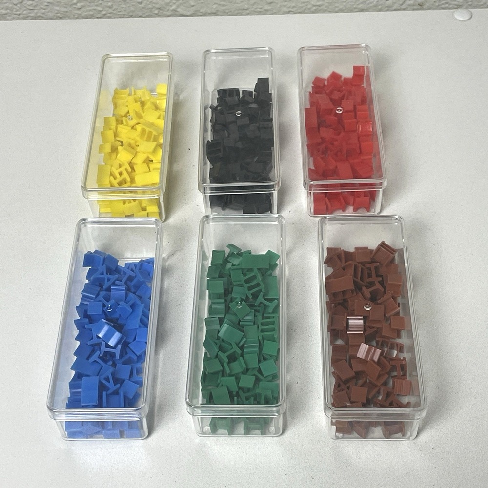 RISK Armies Army Pieces Roman Numeral Style with Plastic Crates Replacement 1980